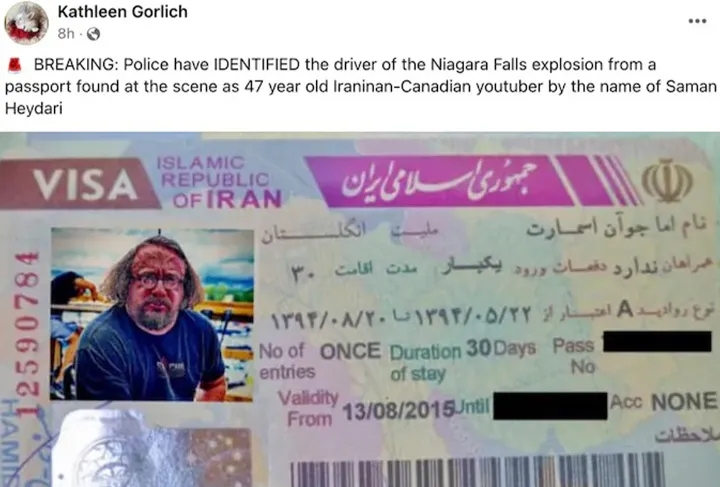 آیا انفجار پل آبشار نیاگارا ربطی به ایران داشته؟